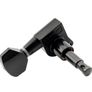 Wilkinson Machine Heads E-Z Loking tuners 6 In line black Image 5