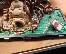 Lego star Dagobah Jedi Training Diorama