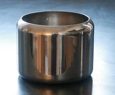 Stainless steel sugar bowl