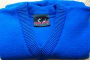 Plain Blue Jumper. Age 7-8
