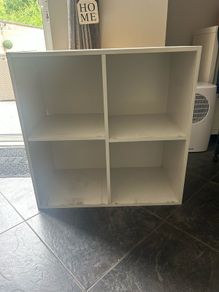 Cube Storage Unit which fits 4 XL Curver Baskets (not incl)