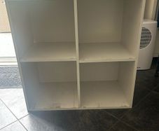 Cube Storage Unit which fits 4 XL Curver Baskets (not incl)