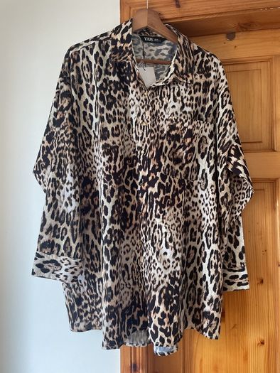 Yours animal print blouse plus size