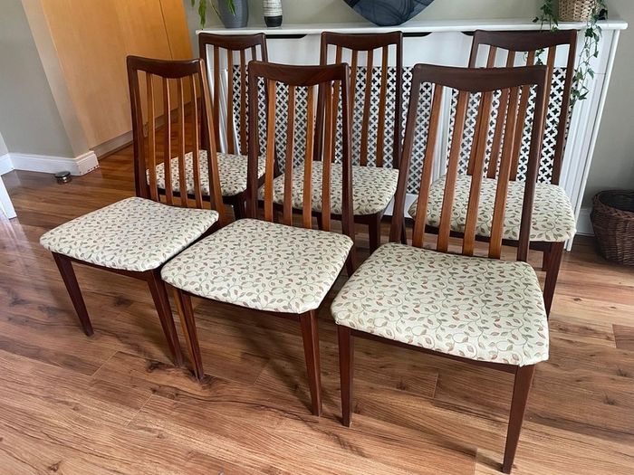 6 G-Plan MidCentury Dining Chairs