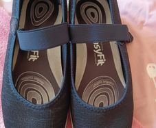 Ladies pavers wide fit summer shoe