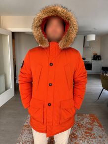 Superdry Everest Explorer Parka. Orange XL