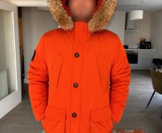 Superdry Everest Explorer Parka. Orange XL
