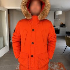 Superdry Everest Explorer Parka. Orange XL