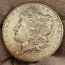 USA United States Silver 1882 Morgan Dollar Beautiful Uncirculated Lustrous Superb! Image 3