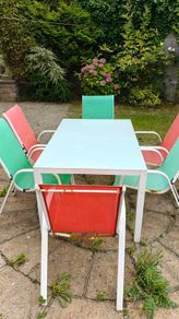 Garden table and chairs
