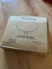 Electric turntable display stand