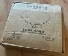 Electric turntable display stand
