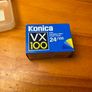 Konica EU-Mini 35mm Point & Shoot Film Camera Rare Blue Unit With Case Flash Tested. Image 9