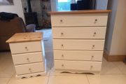 chest of drawers and locker