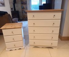 chest of drawers and locker