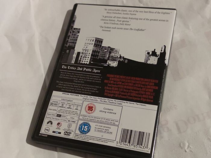 The Untouchables Dvd