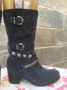 New MamZelle Suede Leather Boots, Size 41
