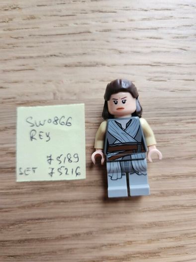 lego sw0866 rey, set 75189, 75216