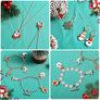 50pcs Christmas Charms Cute Alloy Christmas Pendant Reindeer Snowman jewelry Charm for DIY Necklace Bracelet Image 2