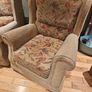 3 piece suite Floral design sofa armchairs settee couch Image 2