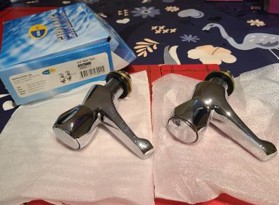 Chrome Bath Taps  3/4"