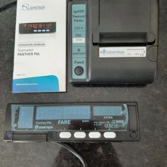 taxi meter and printer