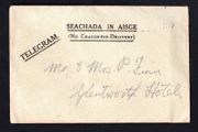 1942 Ireland 15th November Limerick (Luimneach handstamp on Telegram), Co. Tipperary Telegram Envelope and Contents 2