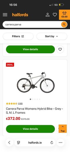 Carrera Parva Womens Hybrid Bike