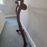 Antique mahogany towel rail Image 2