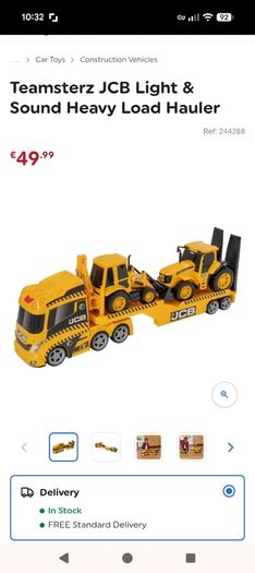JCB construction vehicles
