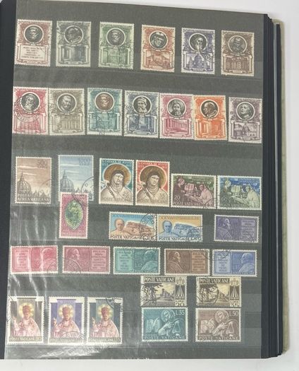 Collection: Vatican City Stamps both mint and used along with some miniature sheets on 40 pages