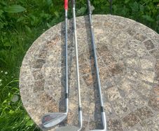 3 golf clubs