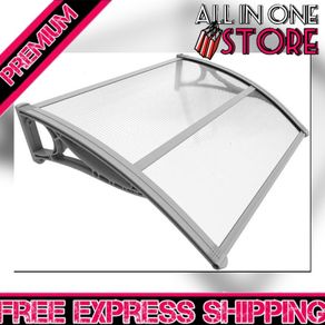 Front Door Canopy Outdoor Awning, Rain Shelter for Back Door, Porch, Patio, Window, 100 x 80 cm (FREE SHIPPING)