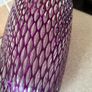 Large Purple Galway Amethyst Crystal Vase Image 6