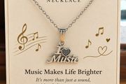 I Love Music necklace