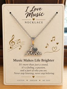 I Love Music necklace