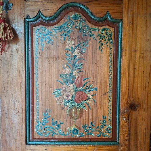 18th Century Folk Art Marraige Wardrobe