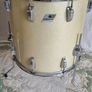 Ludwig 70s 3 ply drum set kit 13 16 22 blue and olive faded silver sparkle Image 9