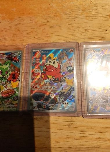 Pokemon Tcg First Partner Series 3 Set Of X3 Sprigatito Fuecoco Quaxly