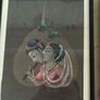 Framed Vintage Indian Peepal Leaf Paintings Image 2