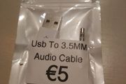 Usb To 3.5MM Audio Cable