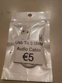 Usb To 3.5MM Audio Cable