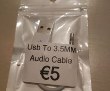 Usb To 3.5MM Audio Cable