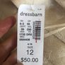 Cream occasion dress - sz 14 Image 6