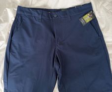 Men's navy golf shorts