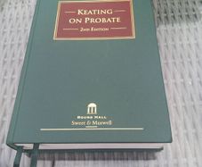 Keating on Probate, Albert Keating, hardback book, D18 post 7e