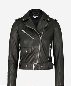 Whistles leather biker jacket