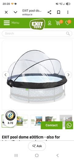 10ft pool with dome