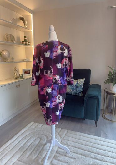 Ladies Purple and Pink Midi Dress by Nissa