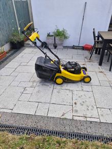 petrol lawnmower